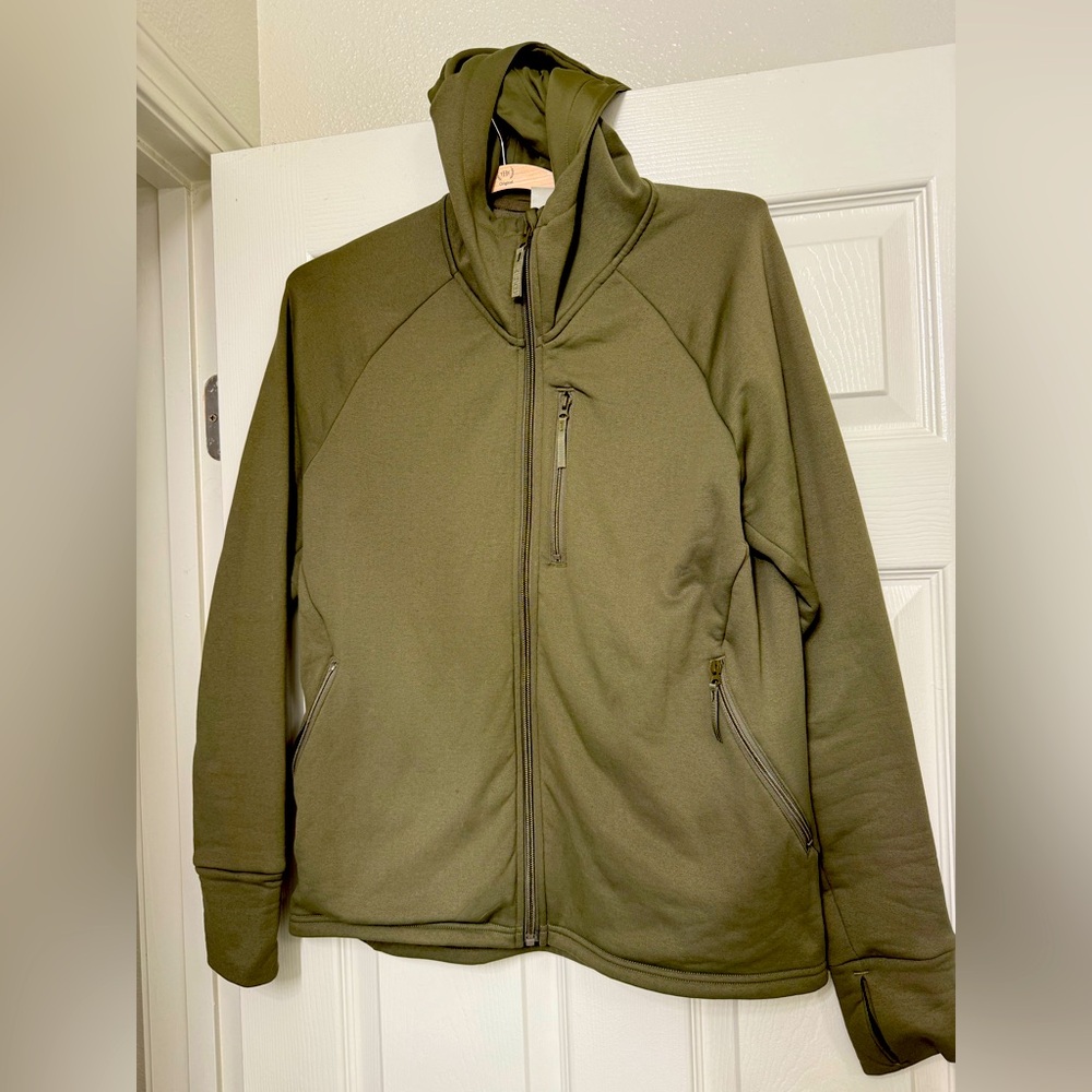 H&M Move Khaki Olive Green Mid-layer jacket in Large